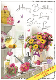 Jonny Javelin Sister-in-Law Birthday Card*