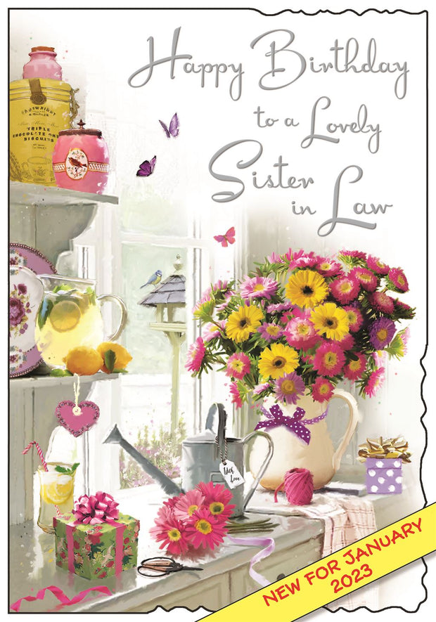 Jonny Javelin Sister-in-Law Birthday Card*