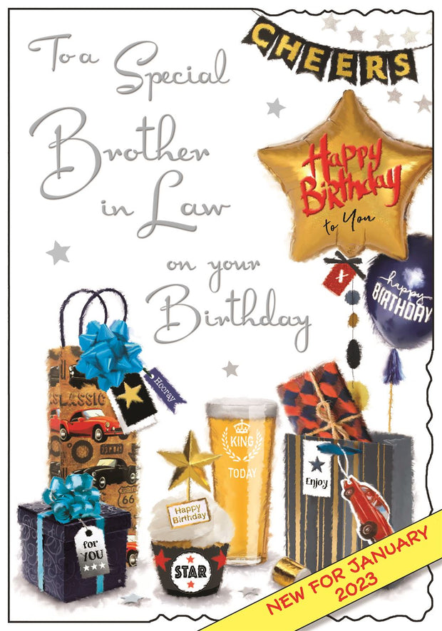 Jonny Javelin Brother-in-Law Birthday Card*