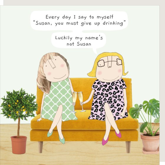 Rosie Made A Thing Blank Humour Card*