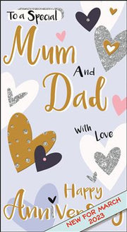 Jonny Javelin Mum and Dad Anniversary Card*