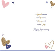 Jonny Javelin Mum and Dad Anniversary Card*