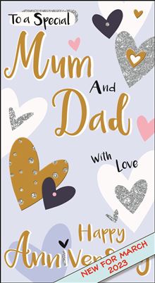 Jonny Javelin Mum and Dad Anniversary Card*