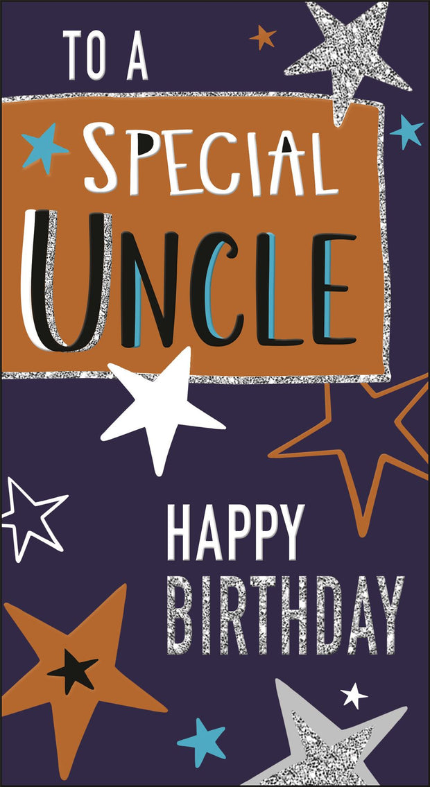 Jonny Javelin Uncle Birthday Card*