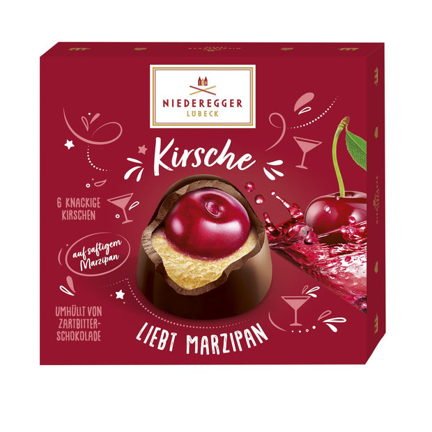 Niederegger Cherry Loves Marzipan - cherry and marzipan in dark chocolate 108g