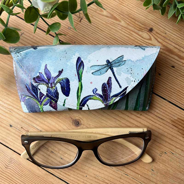 Alex Clark Dragonflies Glasses Case*