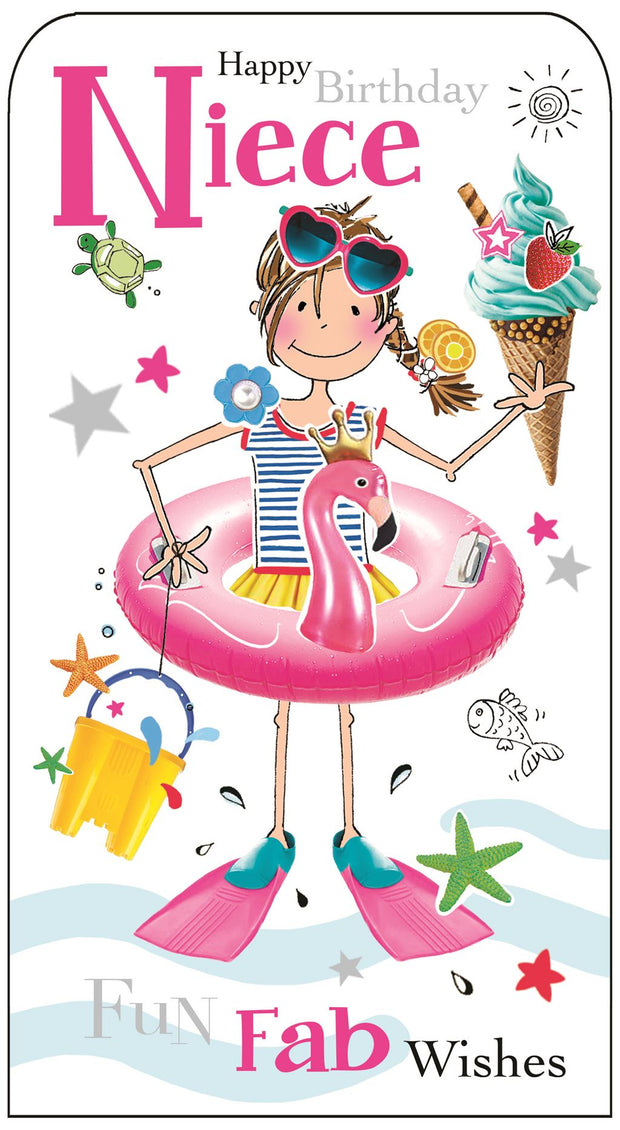 Jonny Javelin Niece Birthday Card*
