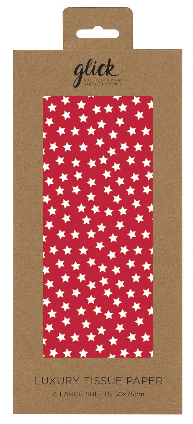 Glick Red Star Tissue 4 Sheets*