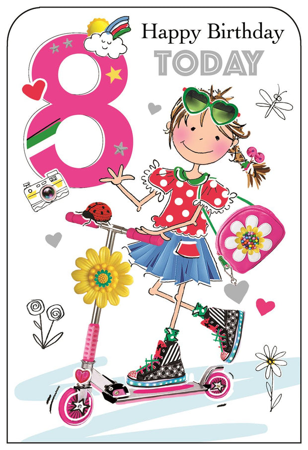 Jonny Javelin 8th Birthday Card*