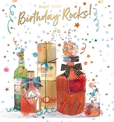 Words N Wishes Whiskey Birthday Card*