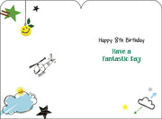 Jonny Javelin 8th Birthday Card*