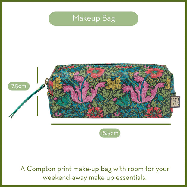 Heathcote & Ivory William Morris Beautiful Sleep Makeup Bag with Hand Cream 100ml