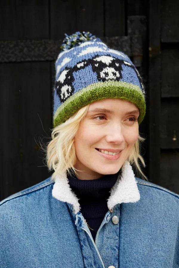 Pachamama Dairy Cow Bobble Beanie Hat*