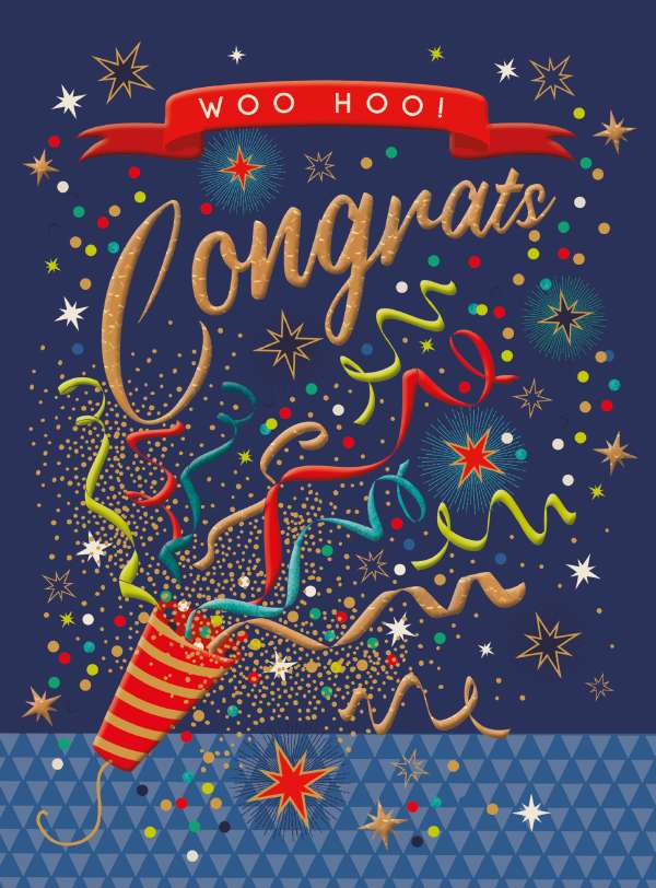 Noel Tatt Congratulations Card*