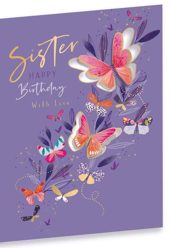 Noel Tatt Sister Birthday Card*
