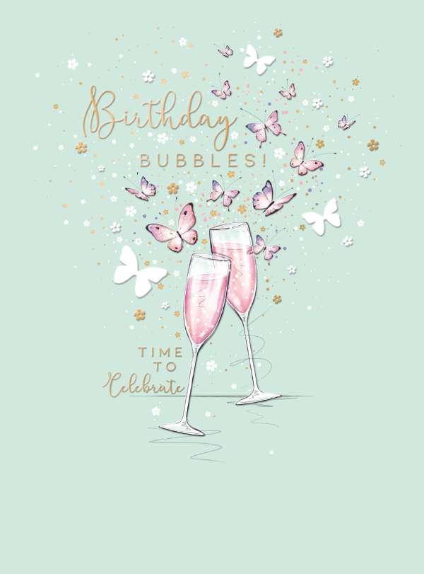 Noel Tatt Birthday Bubbles Birthday Card*