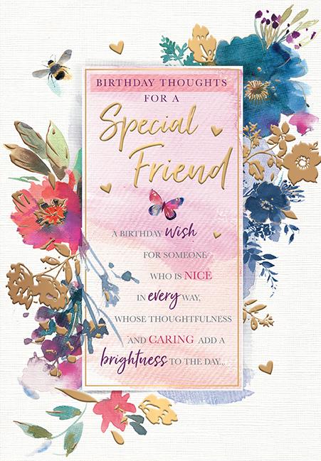 Words N Wishes Special Friend Card