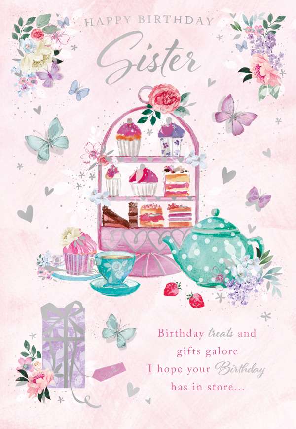 Noel Tatt Sister Birthday Card*
