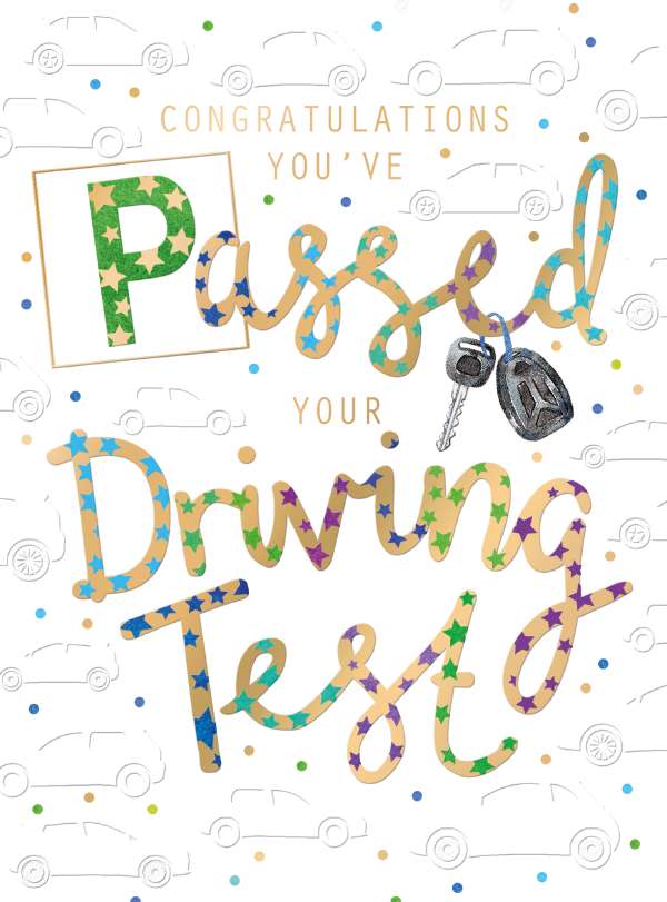 Noel Tatt You've Passed Your Driving Test Card*