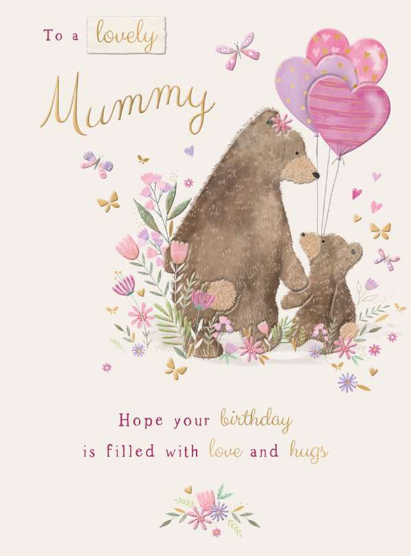 Noel Tatt Mummy Birthday Card**