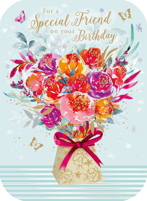Noel Tatt Friend Birthday Card*