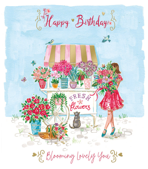 ICG Fresh Flower Stall Birthday Card*