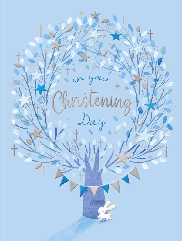 Noel Tatt Christening Day Card