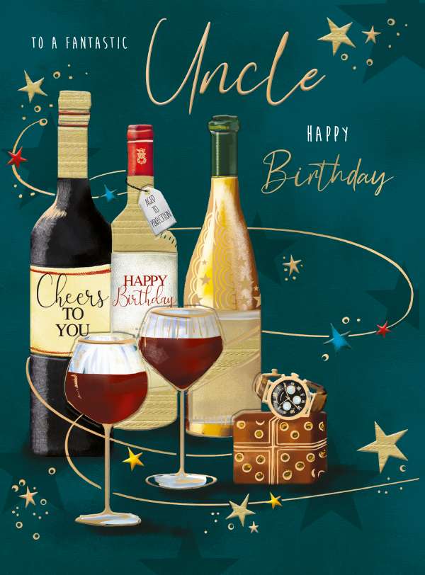 Noel Tatt Uncle Birthday Card*