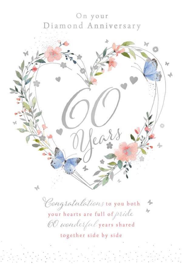 Noel Tatt Diamond Anniversary Card*
