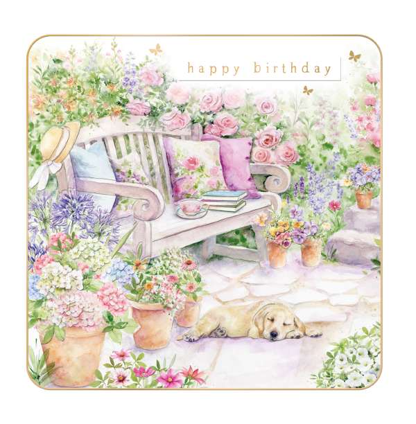 Noel Tatt Sleeping Dog Birthday Card*