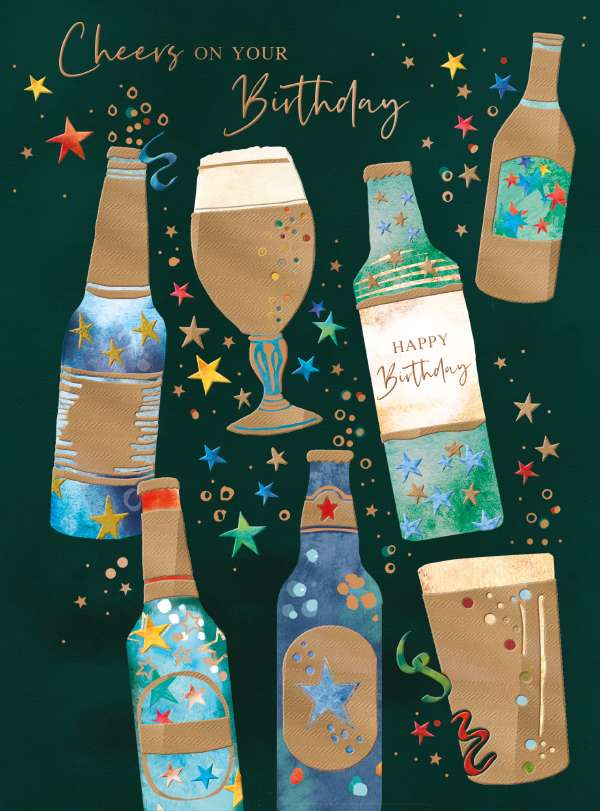 Noel Tatt Craft Beer Birthday Card*