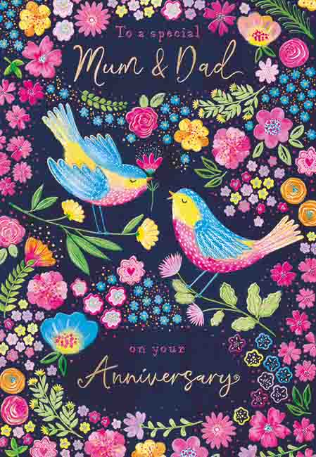Noel Tatt Mum & Dad Anniversary Card*
