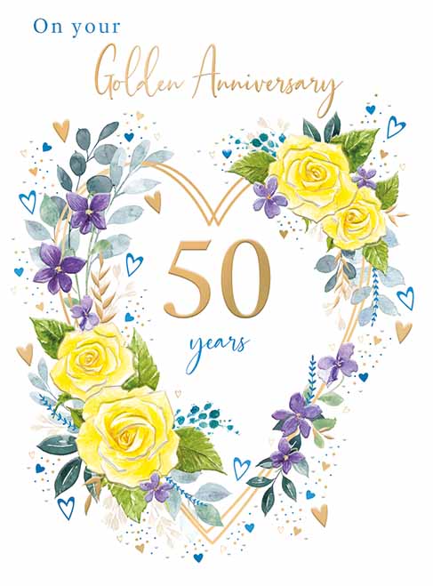 Noel Tatt Your Golden Anniversary Card*