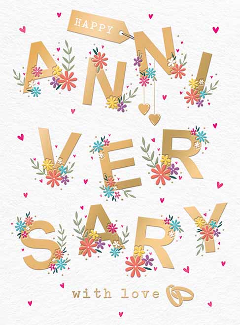 Noel Tatt On Your Anniversary Card*
