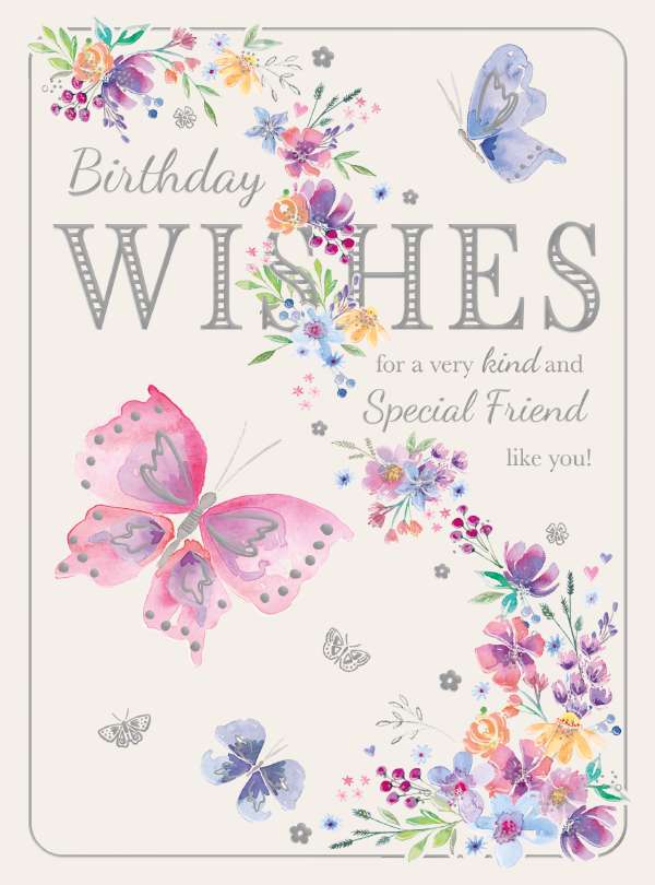 Noel Tatt Butterflies Birthday Card*