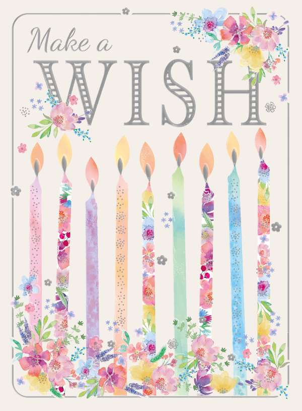 Noel Tatt Birthday Candles Birthday Card