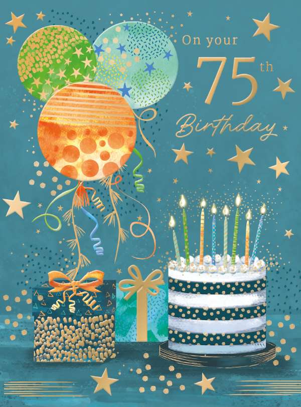 Noel Tatt 75th Birthday Card*