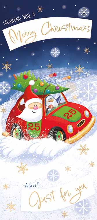 Noel Tatt Money Wallet Christmas Card