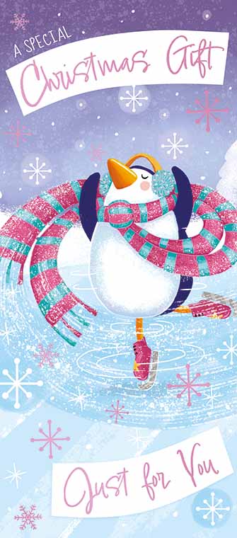 Noel Tatt Money Wallet Christmas Card