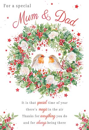 Noel Tatt Mum & Dad Christmas Card**