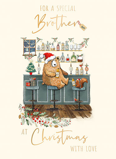 Noel Tatt Brother Christmas Card**