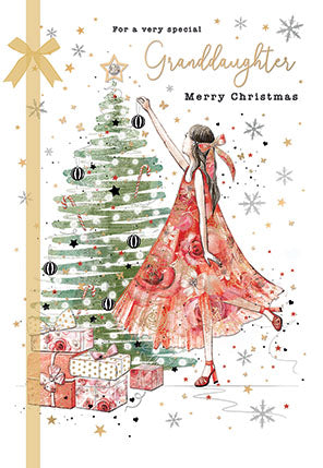 Noel Tatt Granddaughter Christmas Card**