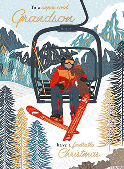 Noel Tatt Grandson Christmas Card**