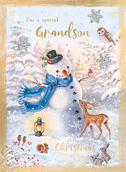 Noel Tatt Grandson Christmas Card**