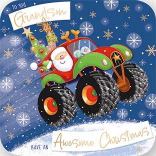 Noel Tatt Grandson Christmas Card**