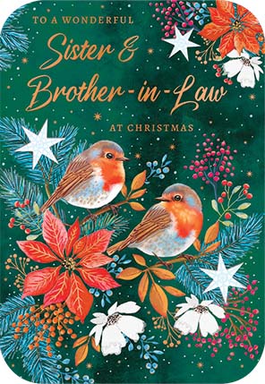 Noel Tatt Sister & Brother in Law Christmas Card**