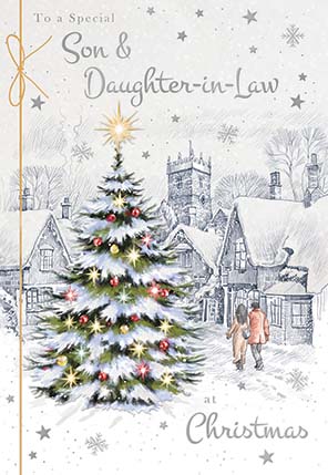 Noel Tatt Son & Daughter in Law Christmas Card**