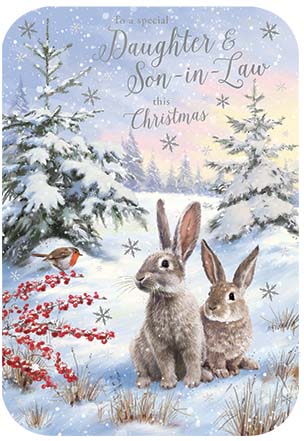 Noel Tatt Daughter & Son in Law Christmas Card**