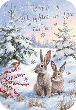 Noel Tatt Son & Daughter in Law Christmas Card**