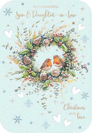 Noel Tatt Son & Daughter in Law Christmas Card**